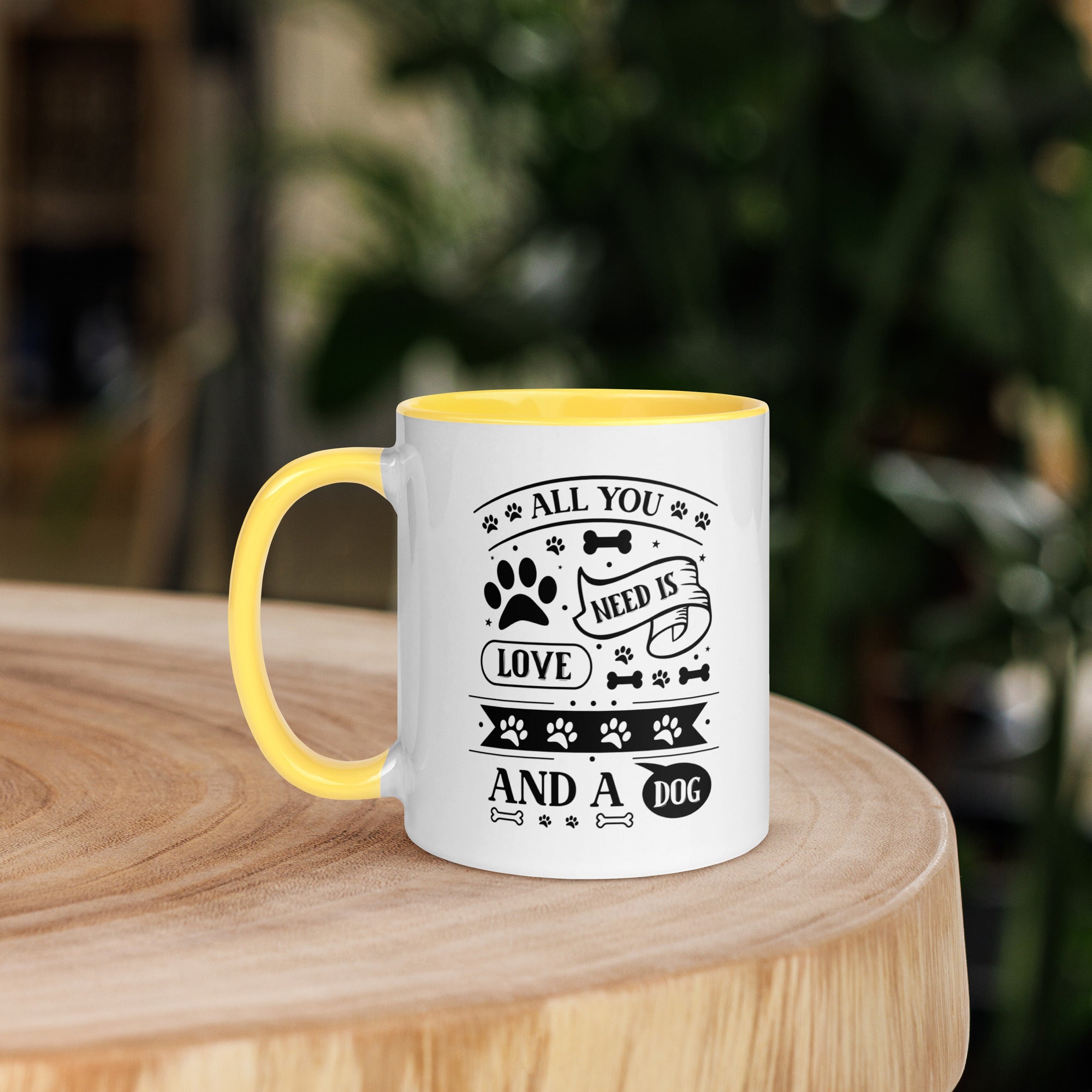 11oz White Mug - All You Need Is Love And A Dog