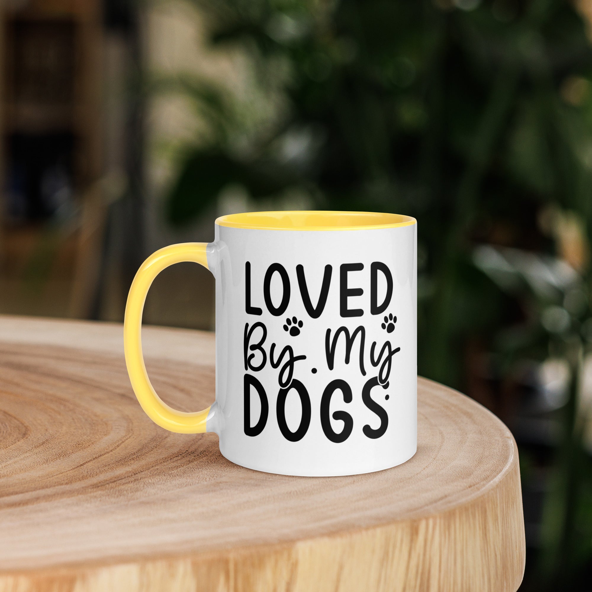 11oz White Mug - Loved By My Dogs