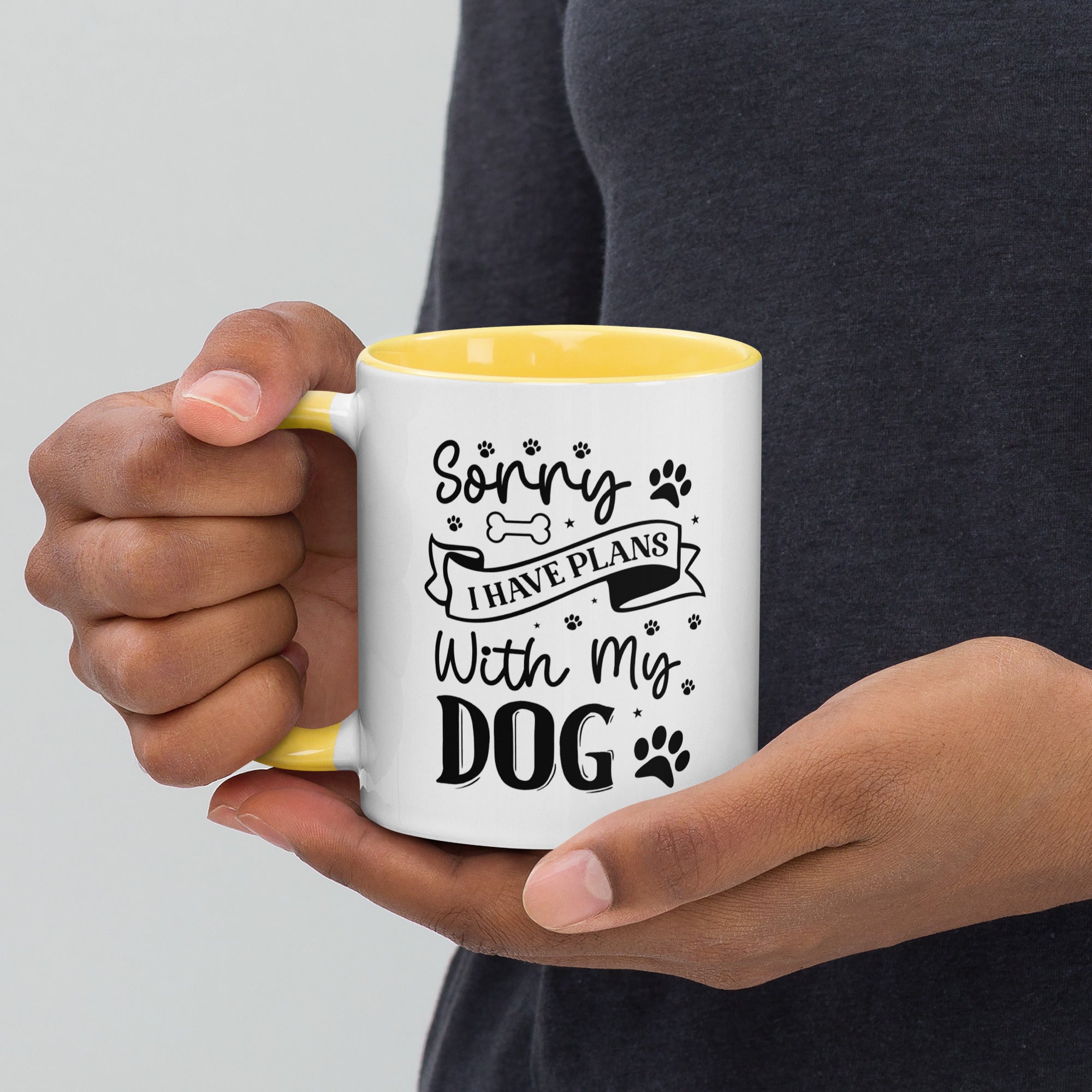 11oz White Mug - Sorry I Have Plans With My Dog