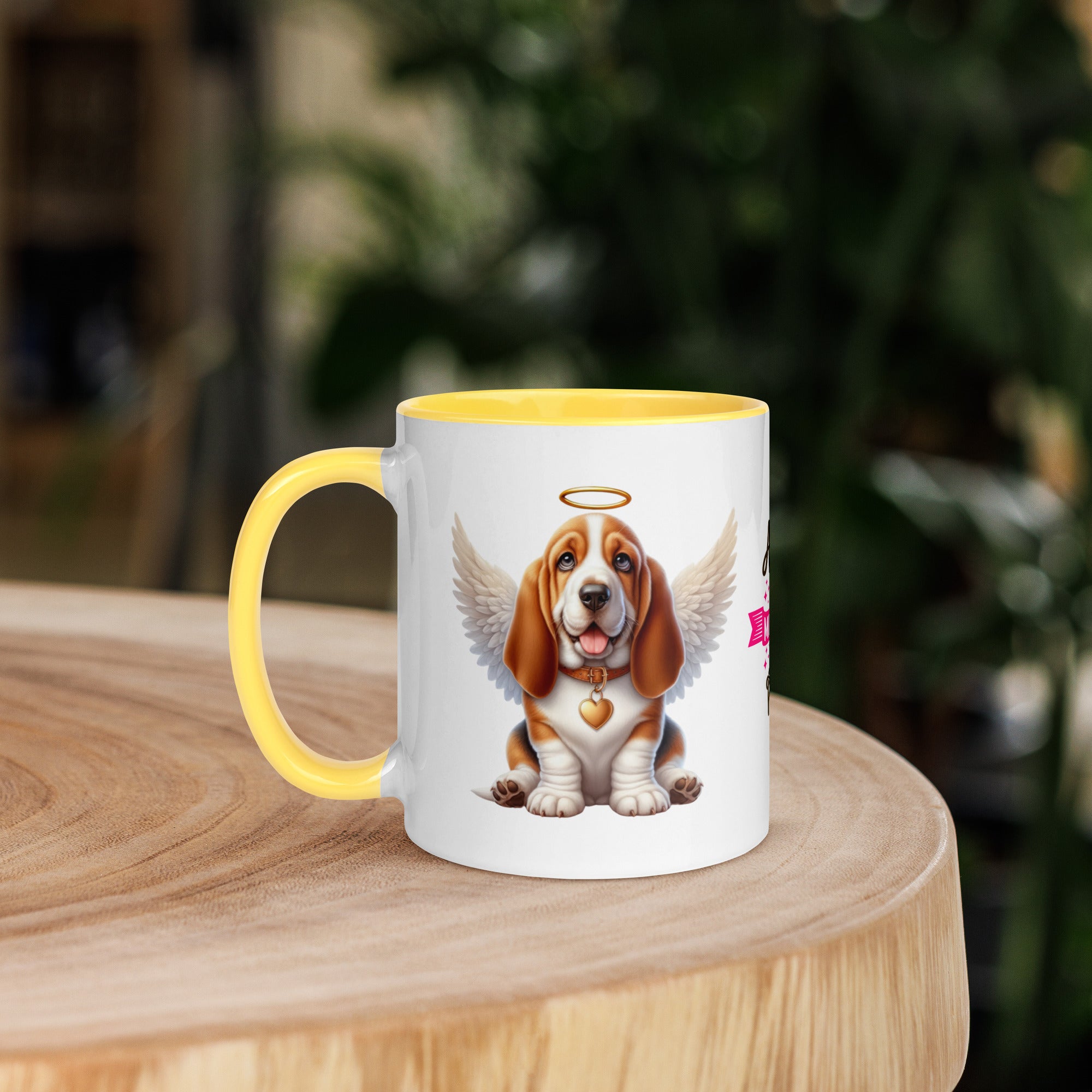 11oz Basset Hound Angel - Always On My Mind Forever In My Heart