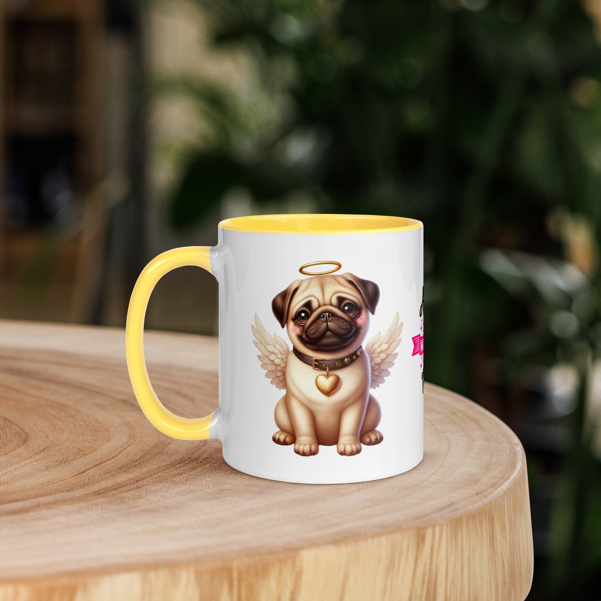 11oz Pug Angel - Always On My Mind Forever In My Heart