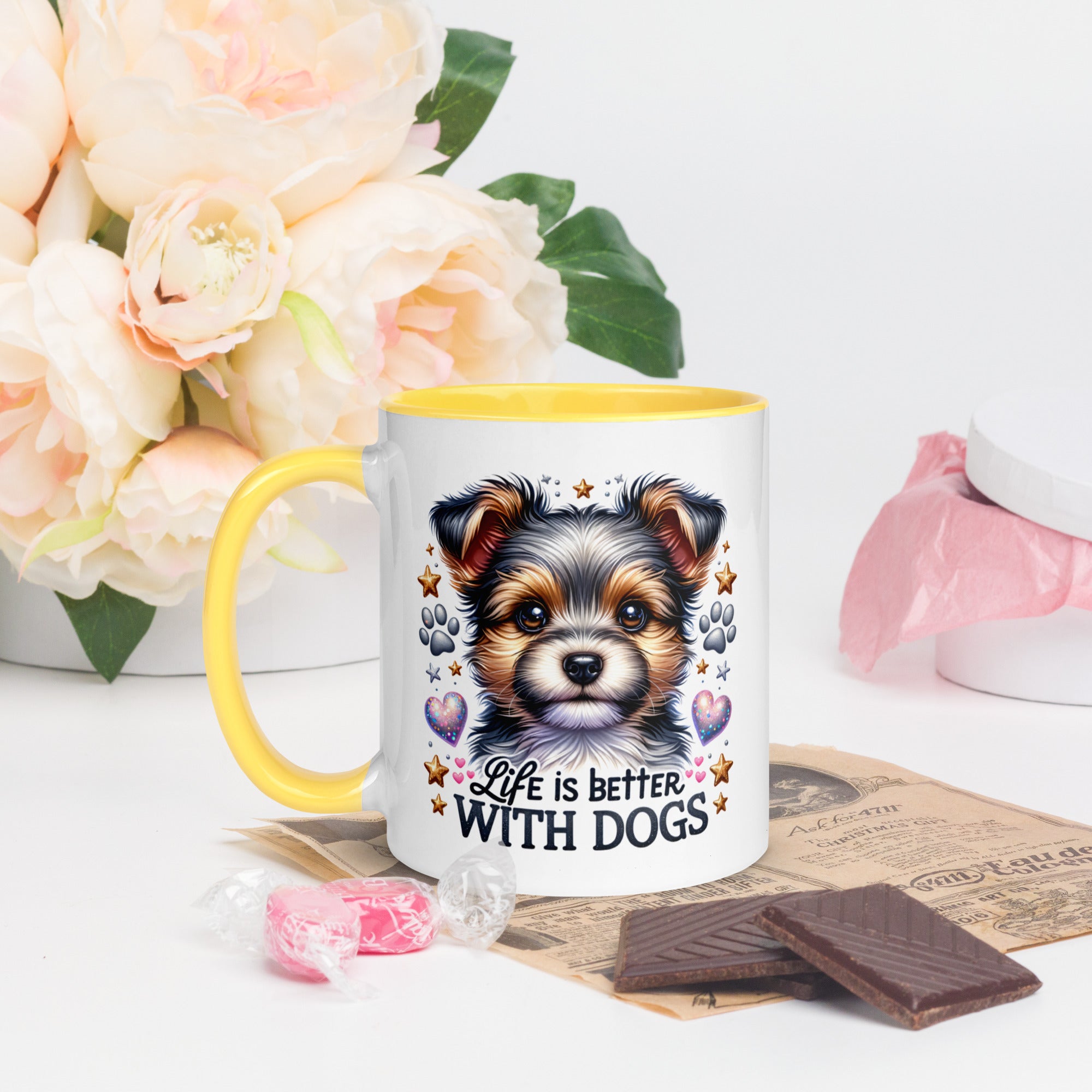 11oz Yorkshire Terrier - Life Is Better With Dogs