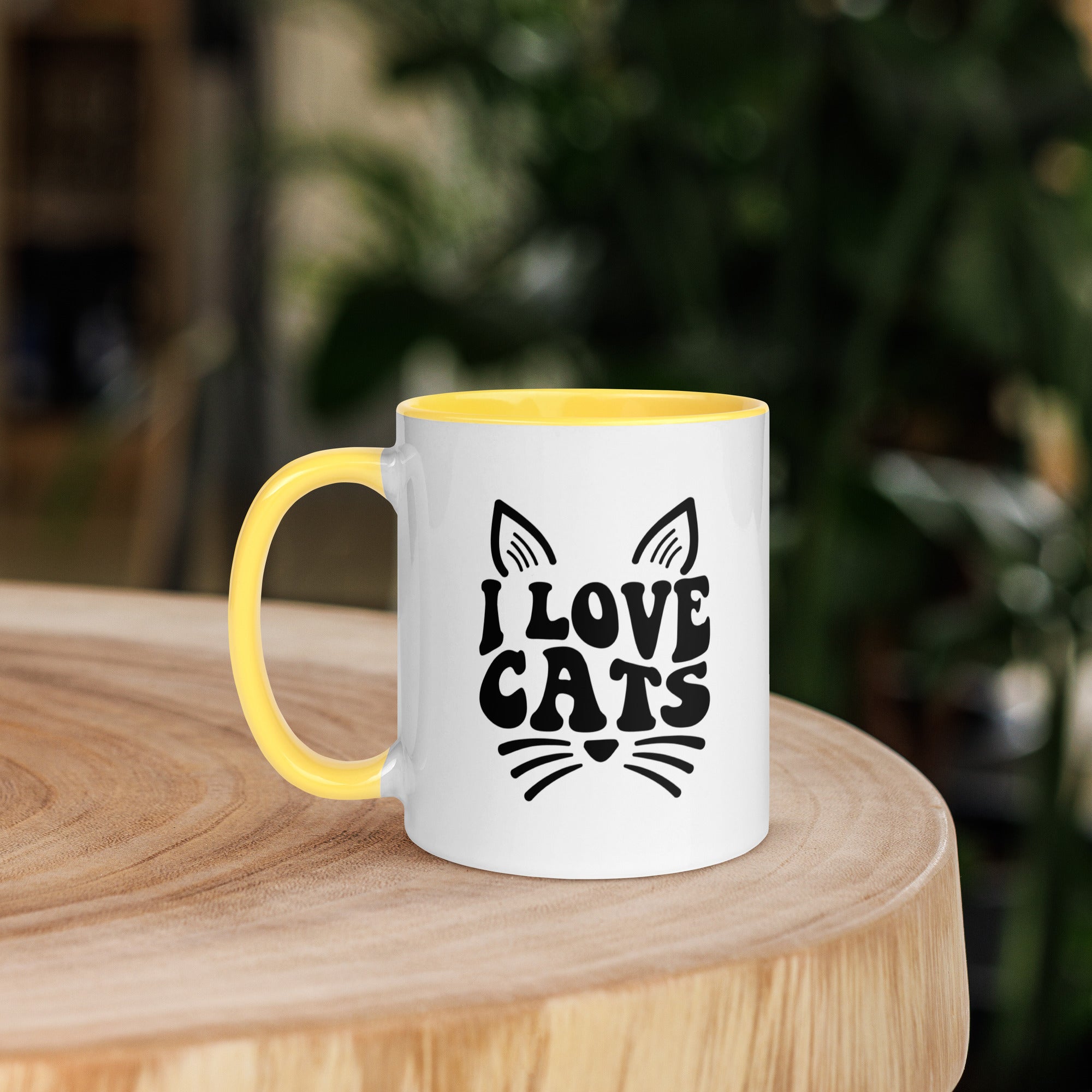 11oz I Love Cats - Cats On Fence #1