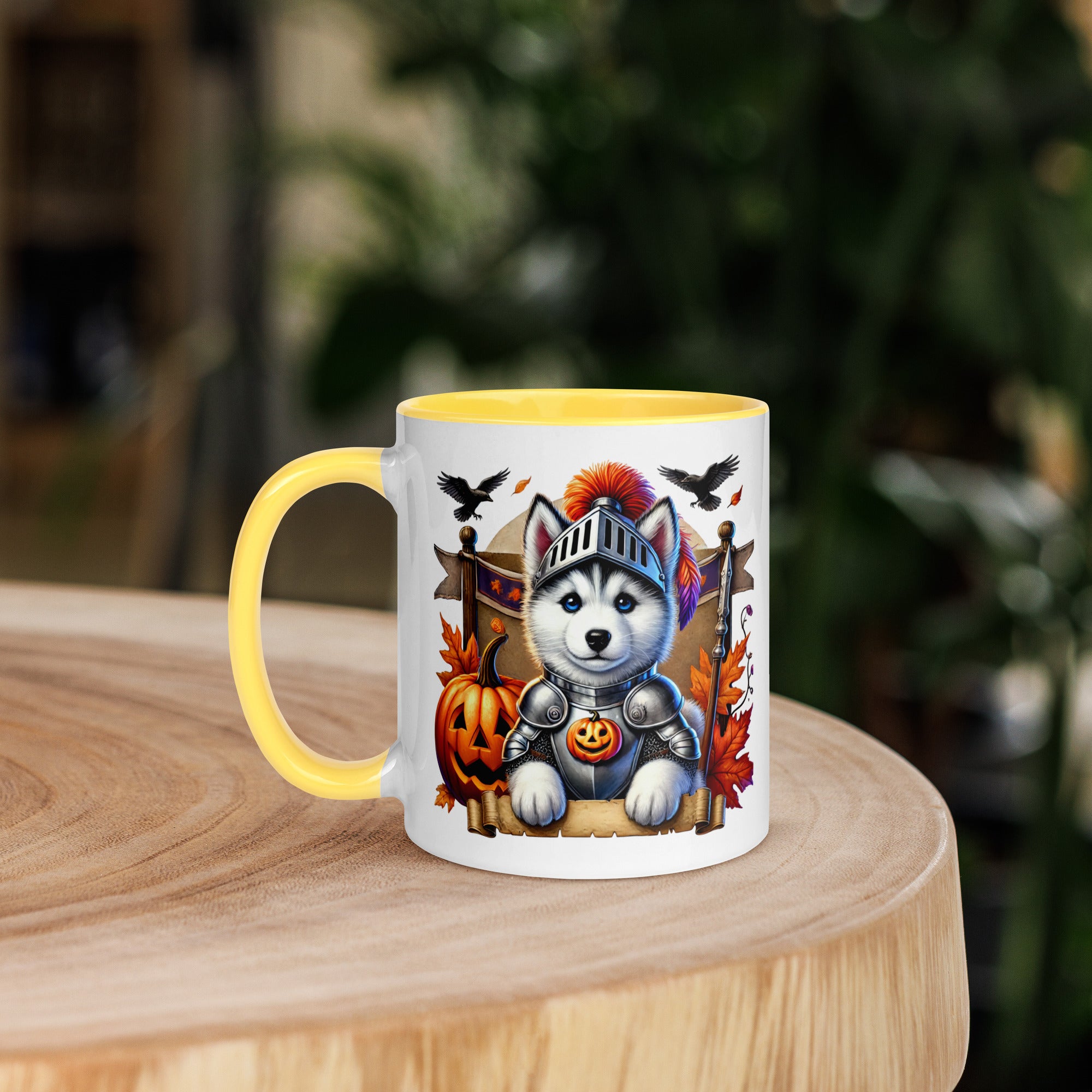 11oz Halloween Siberian Husky Mug #1