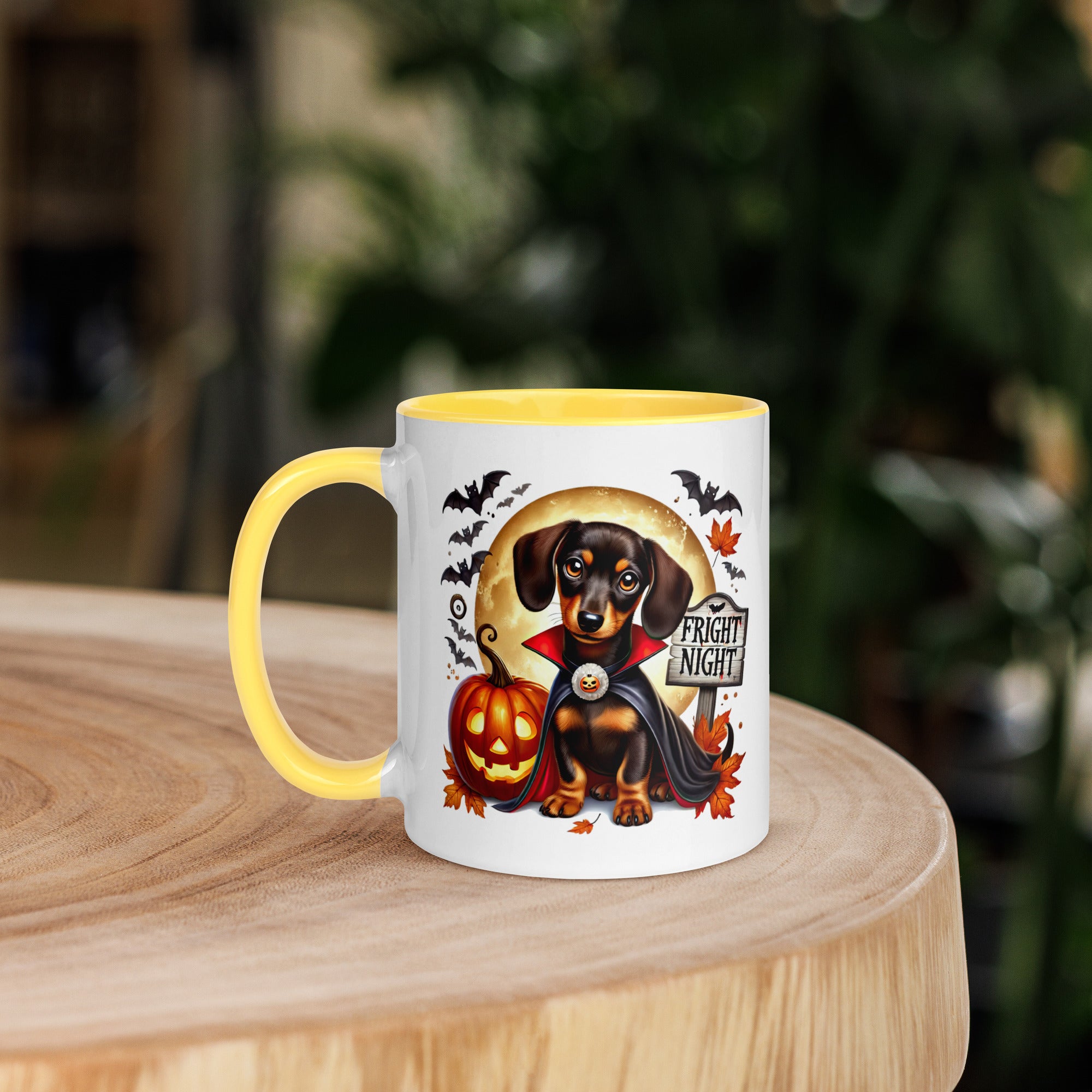 11oz Halloween Dachshund Mug #1
