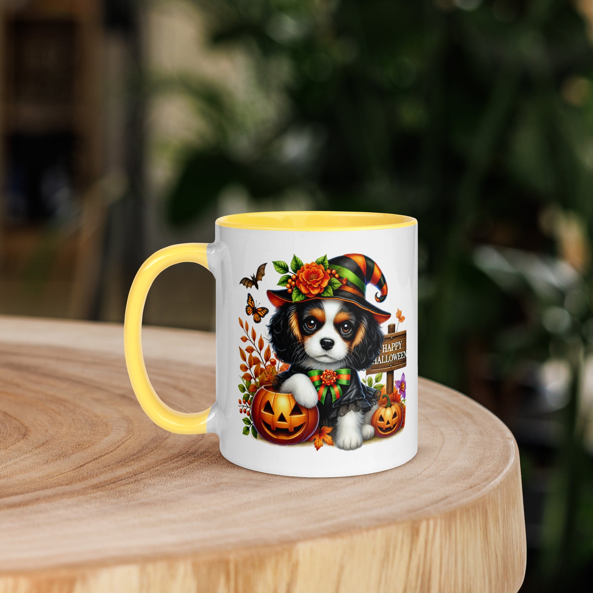 11oz Halloween Cavalier King Charles Spaniel Mug #2