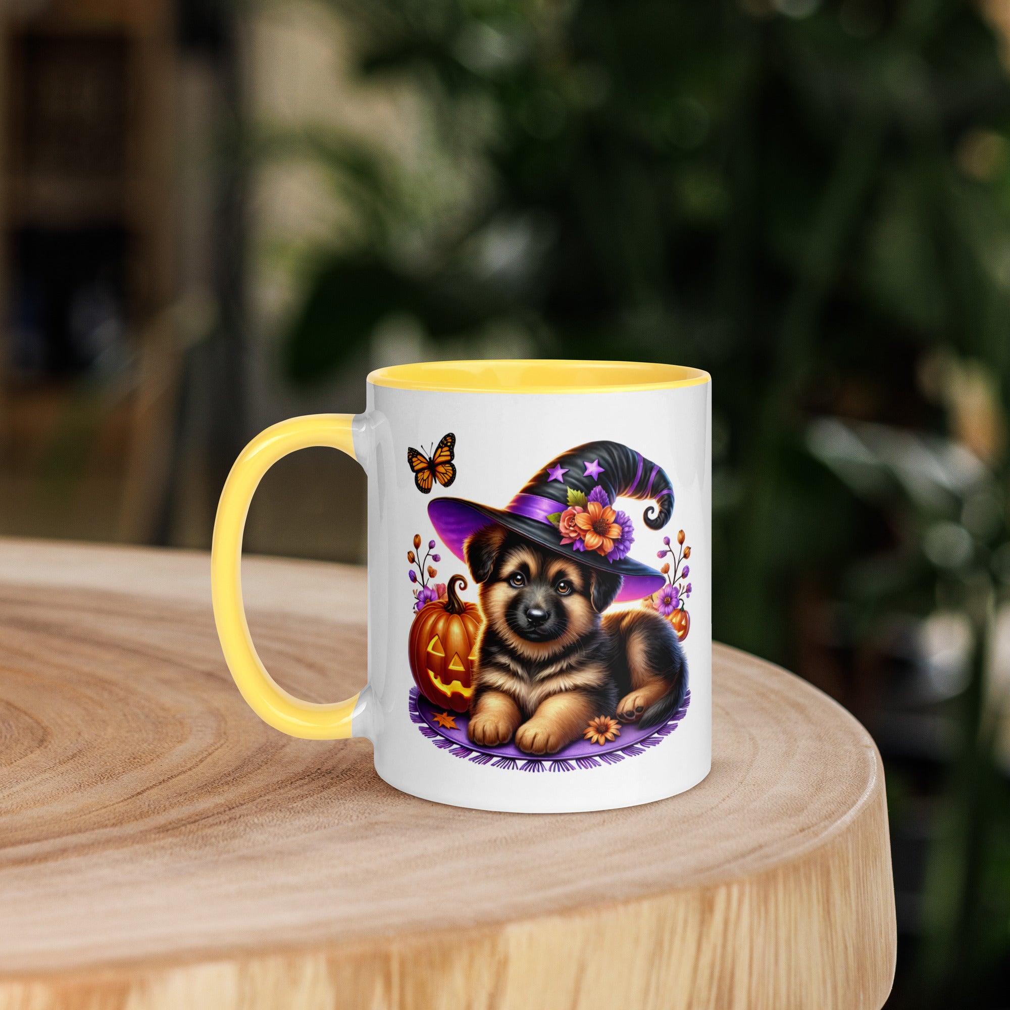 11oz Halloween German Shepherd Mug #1