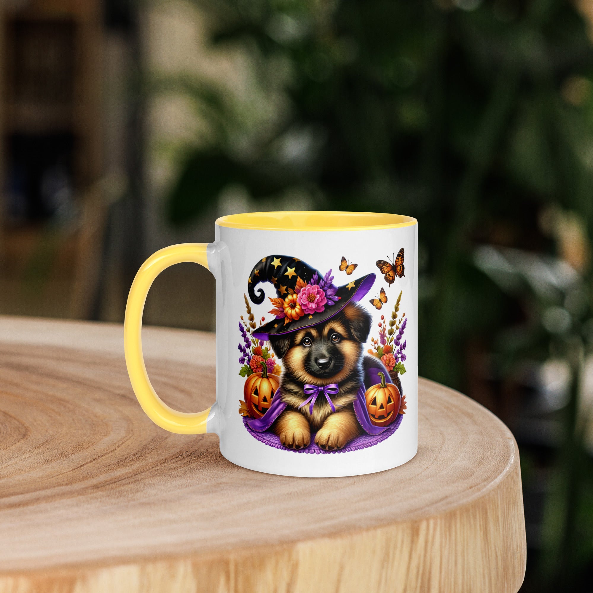 11oz Halloween German Shepherd Mug #2