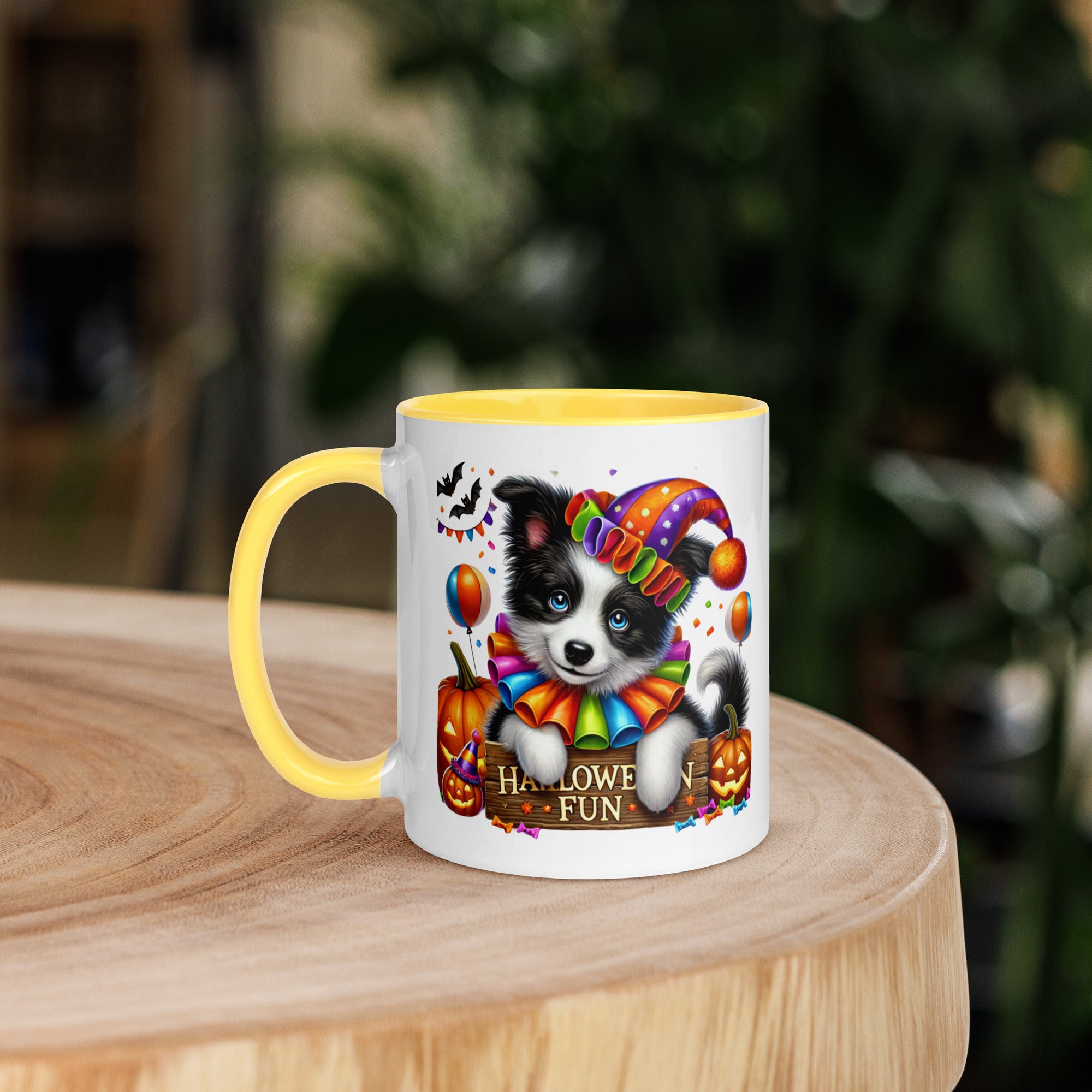 11oz Halloween Border Collie Mug #1
