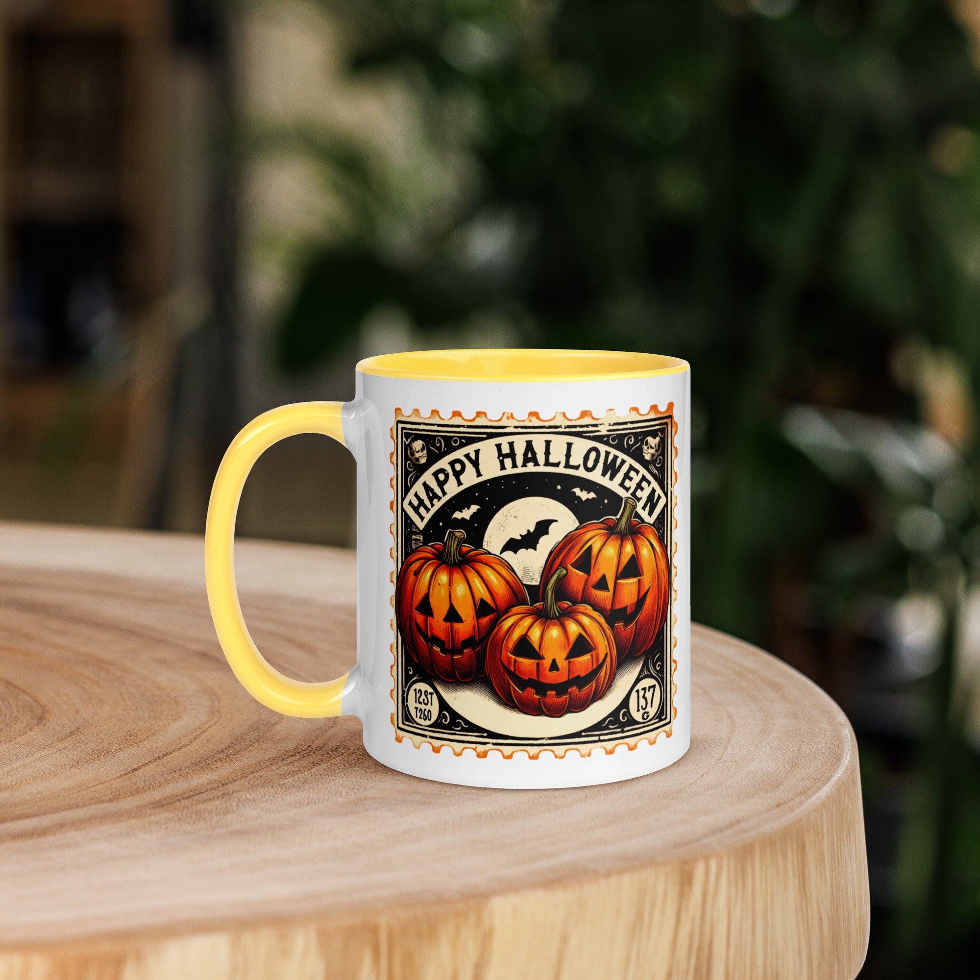11oz Happy Halloween Ghost Boxer Mug #1