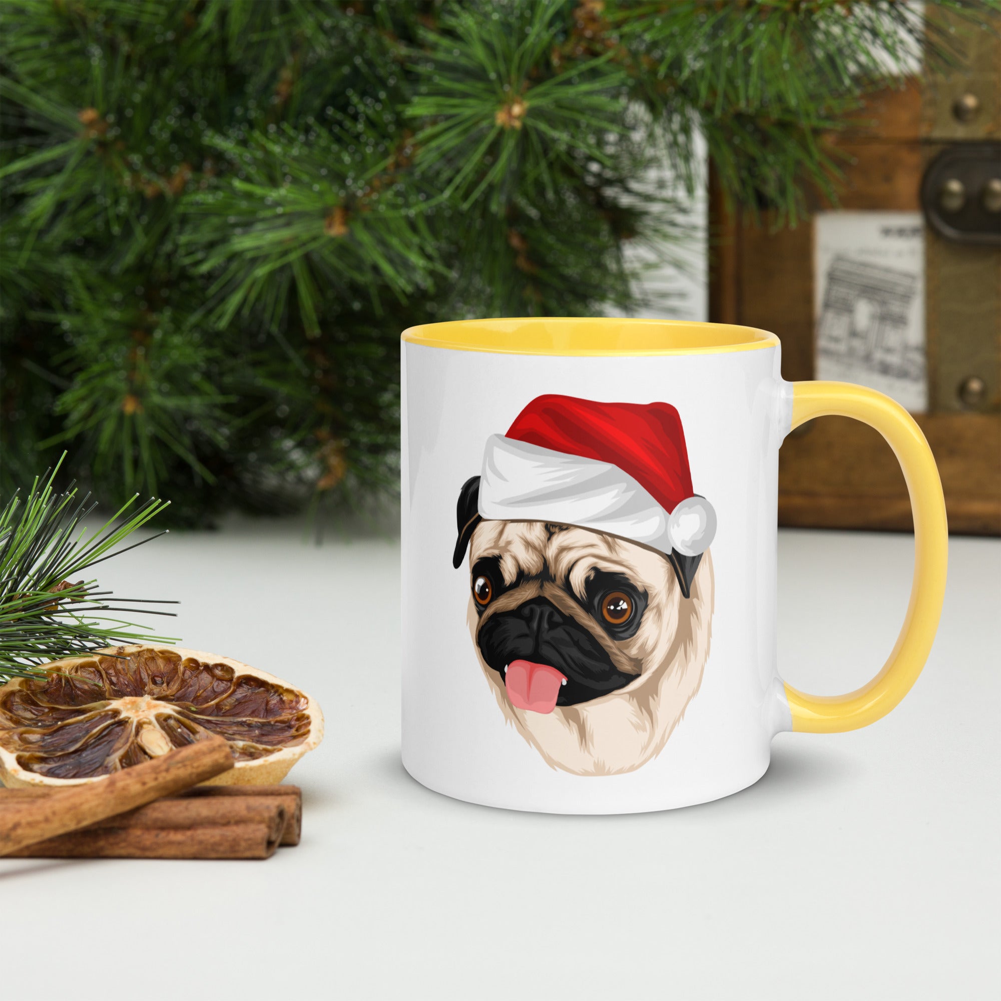 11oz Merry Christmas Pug Mug