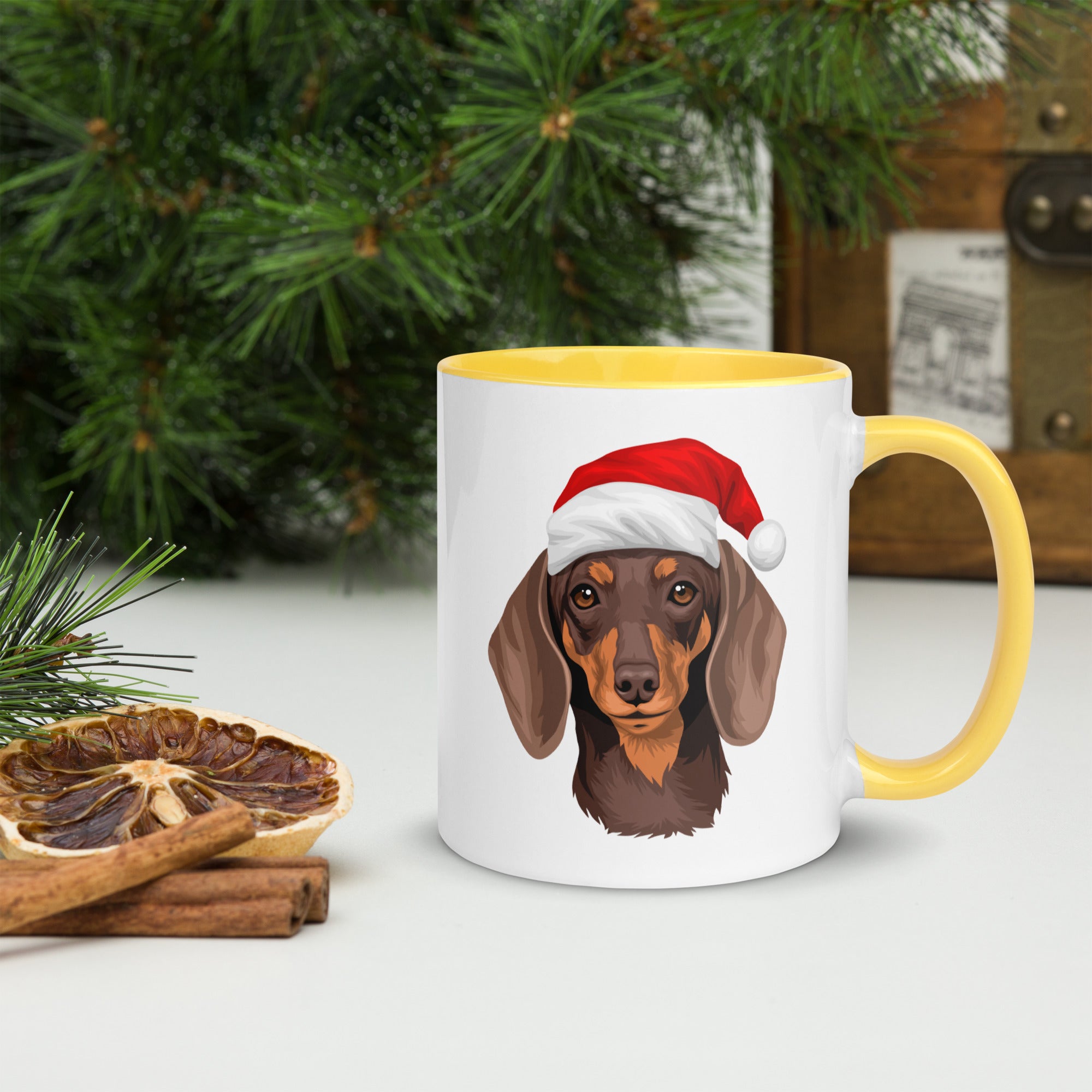 11oz Merry Christmas Dachshund Mug