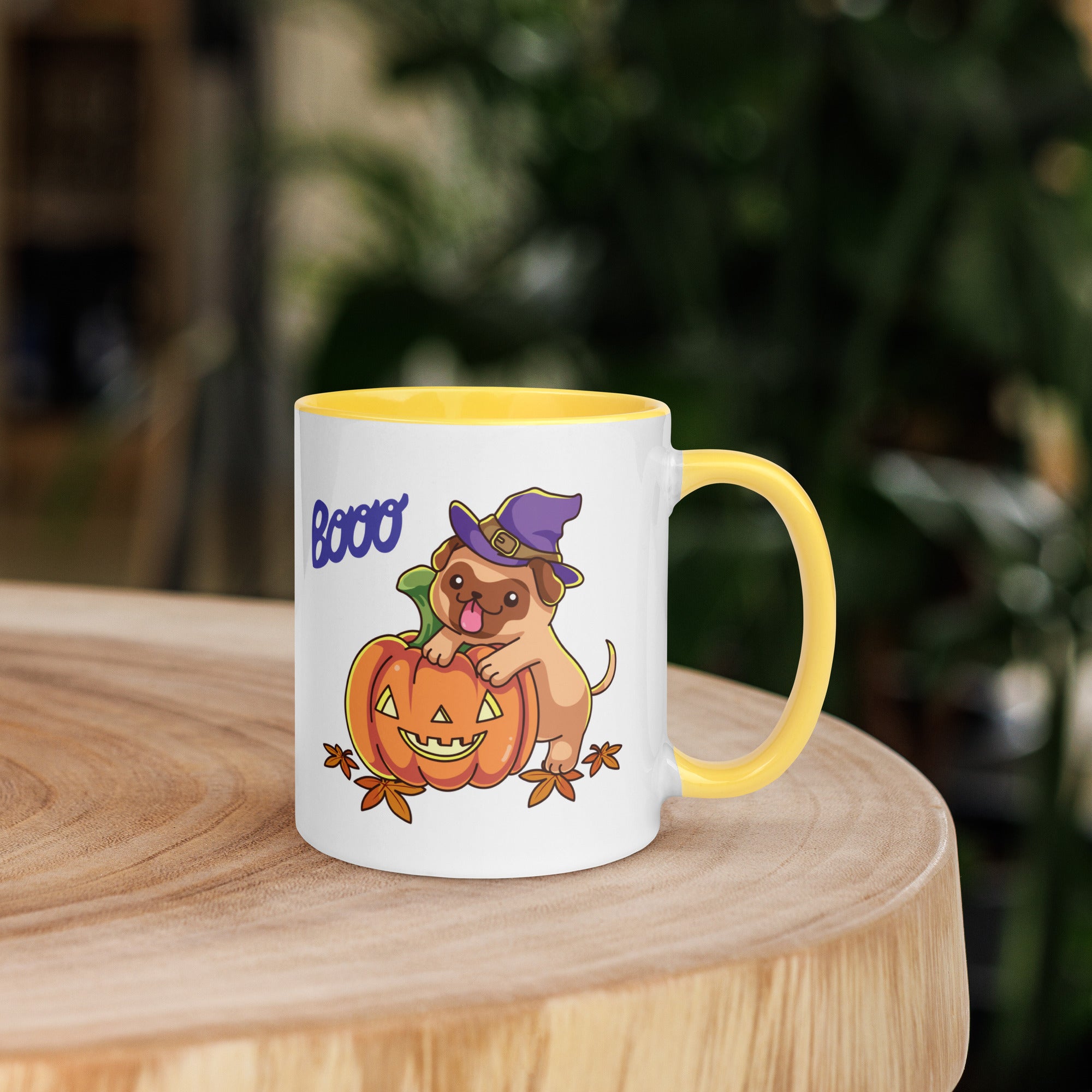 11oz Happy Halloween Booo Pug Mug