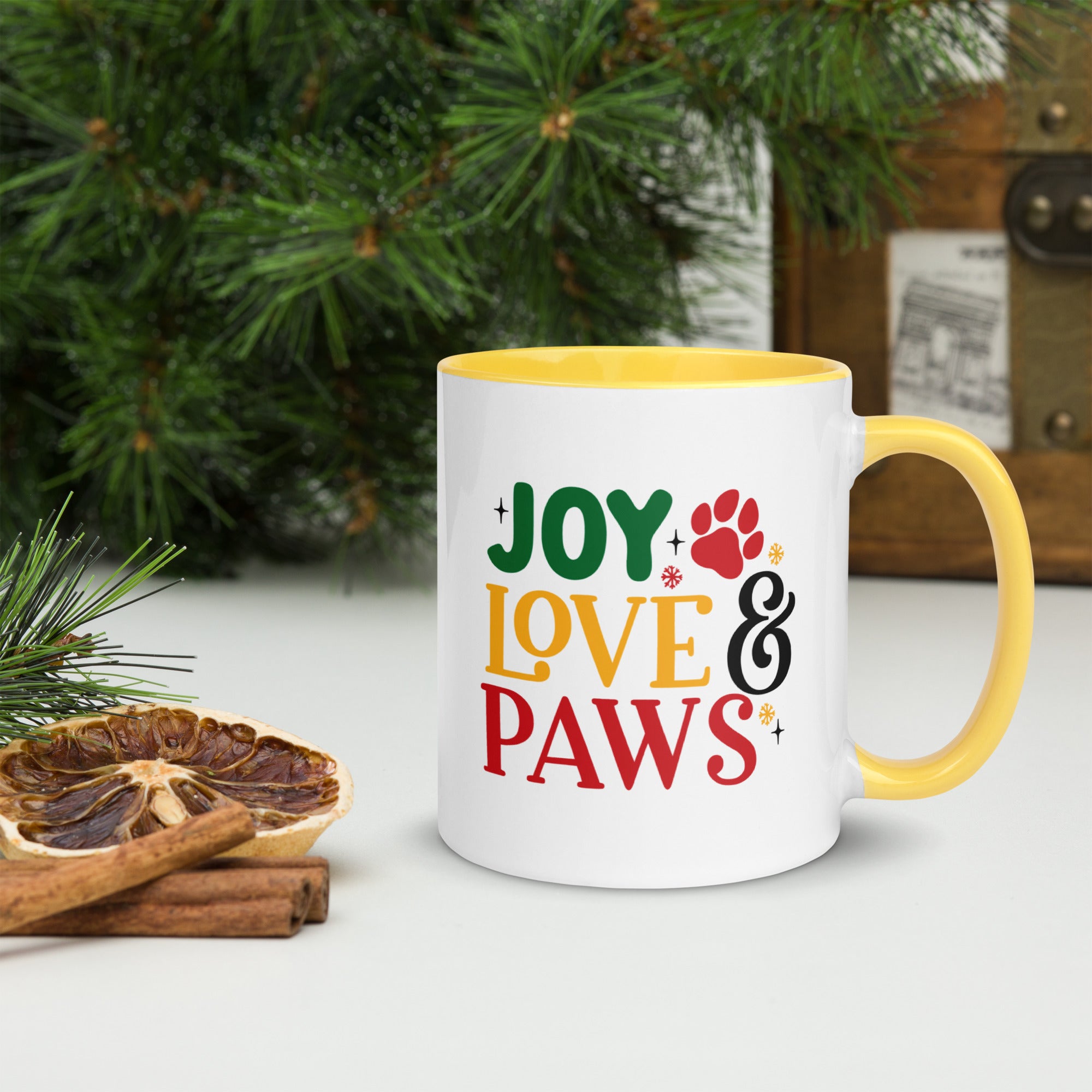 11oz Christmas Pug In Wall - Joy Love Paws