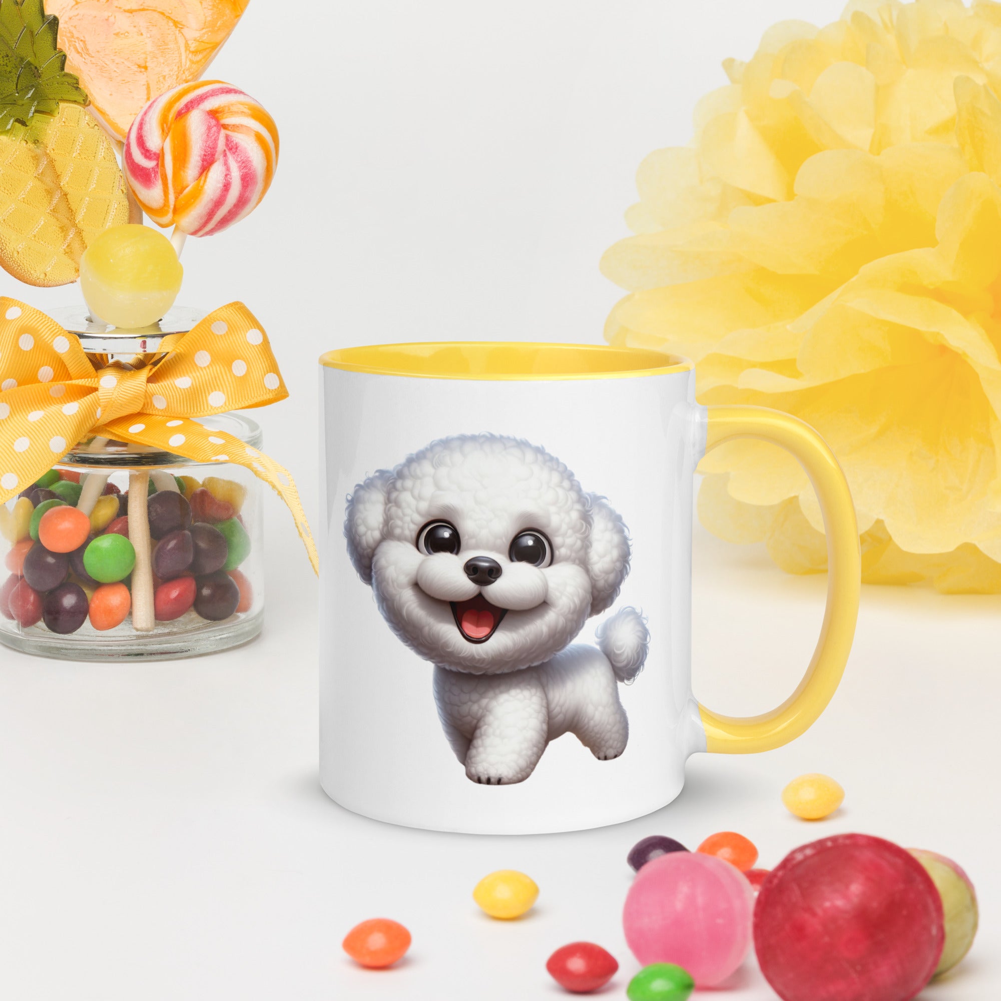 11oz Whimsical Bichon Frisé Mug