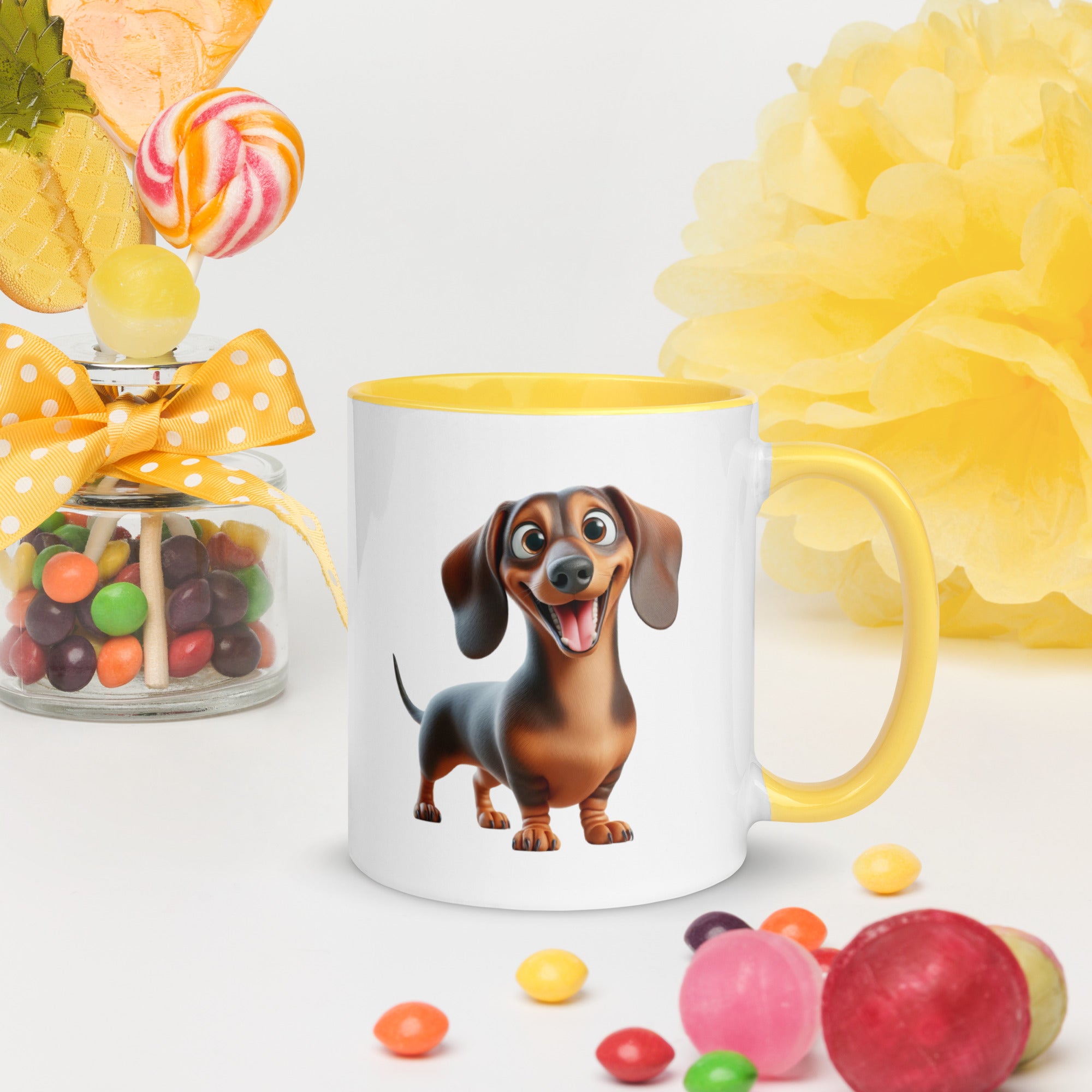 11oz Whimsical Dachshund Mug