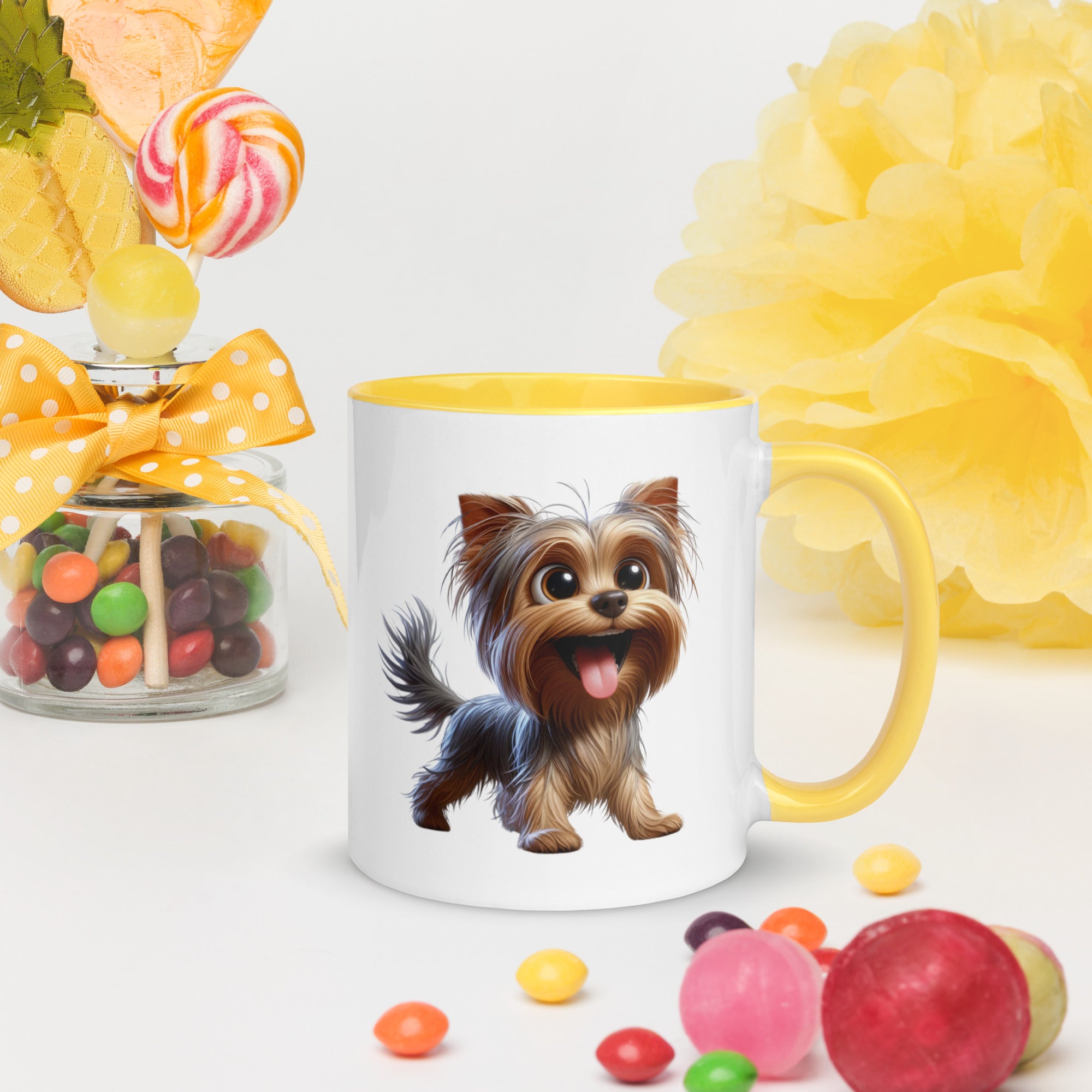 11oz Whimsical Yorkshire Terrier Mug