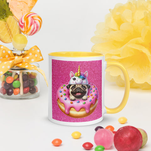 11oz Sparkles Unicorn Pug - Pug Mug