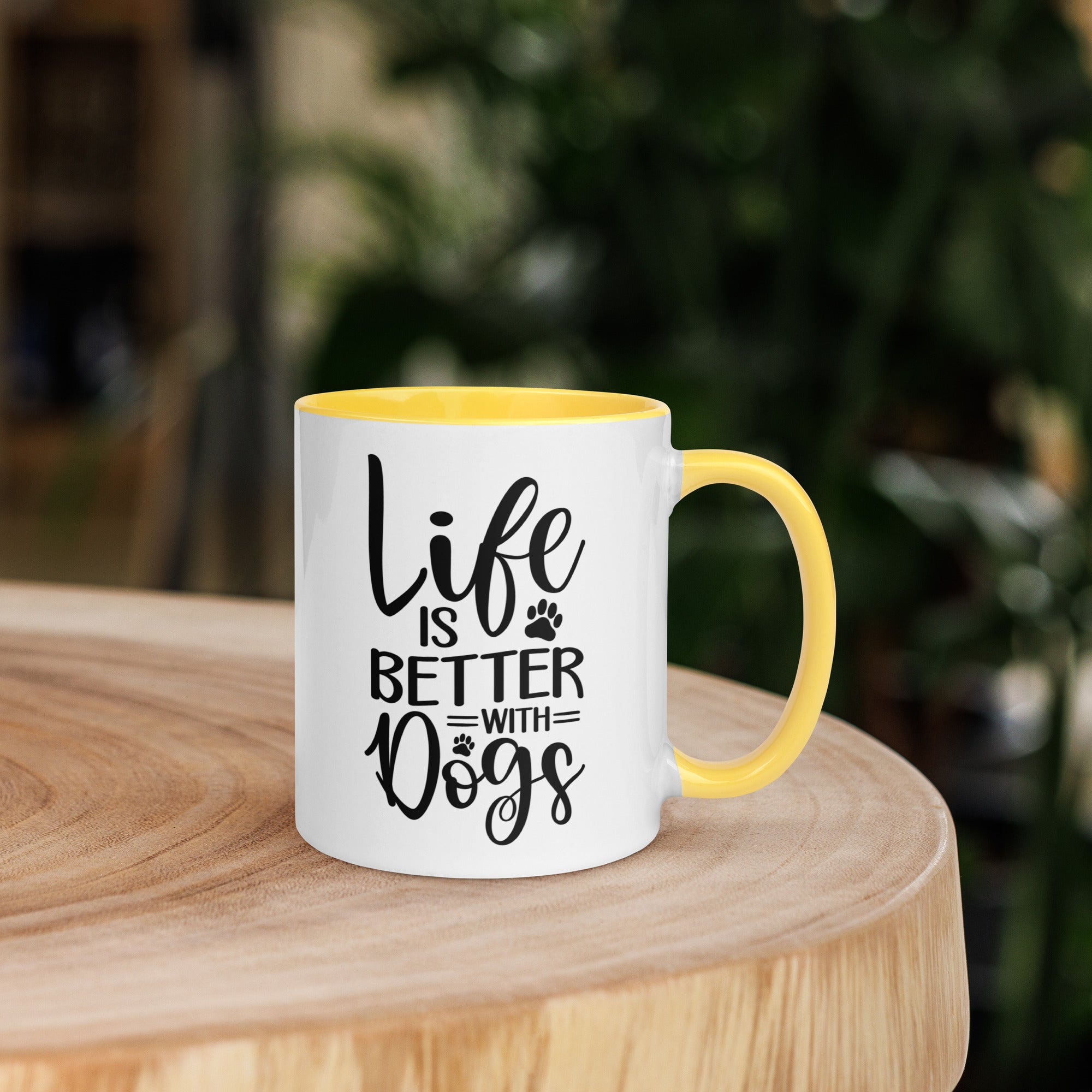 11oz White Mug - Life Is Better With Dogs