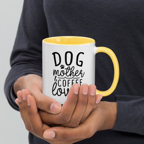 11oz White Mug - Dog Mother And Coffee Lover
