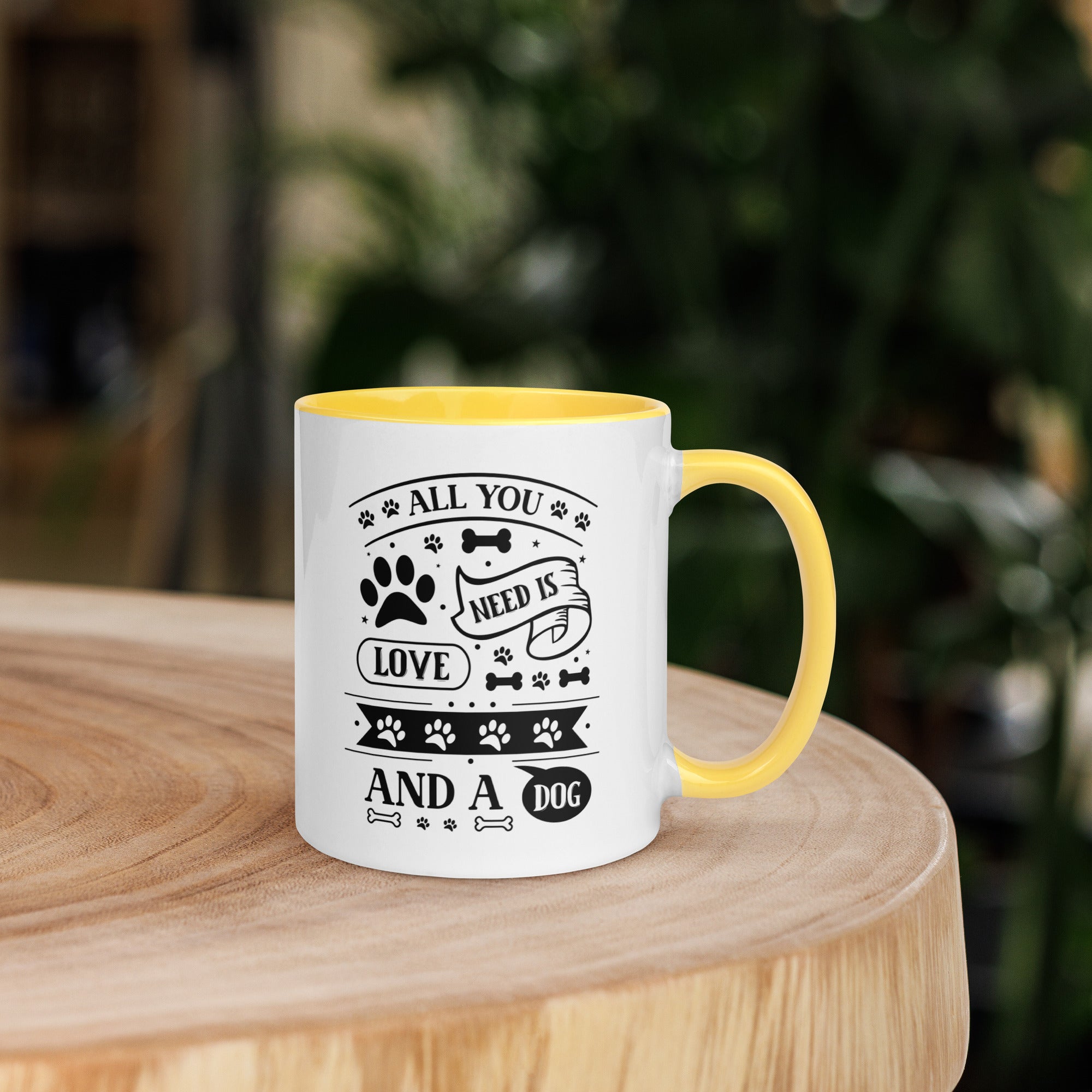 11oz White Mug - All You Need Is Love And A Dog