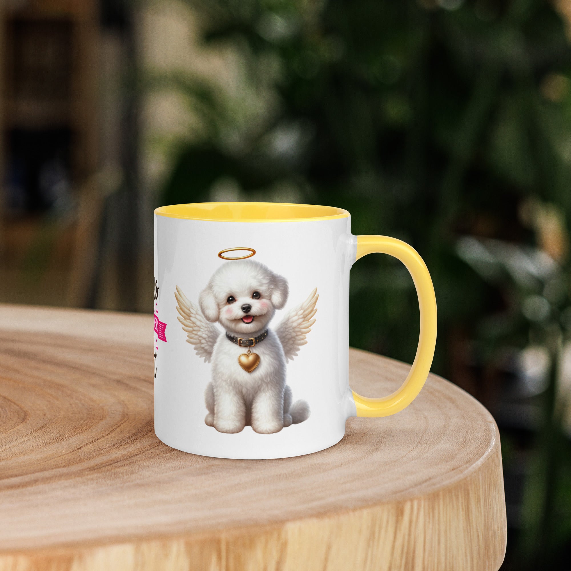 11oz Bichon Frisé Angel - Always On My Mind Forever In My Heart