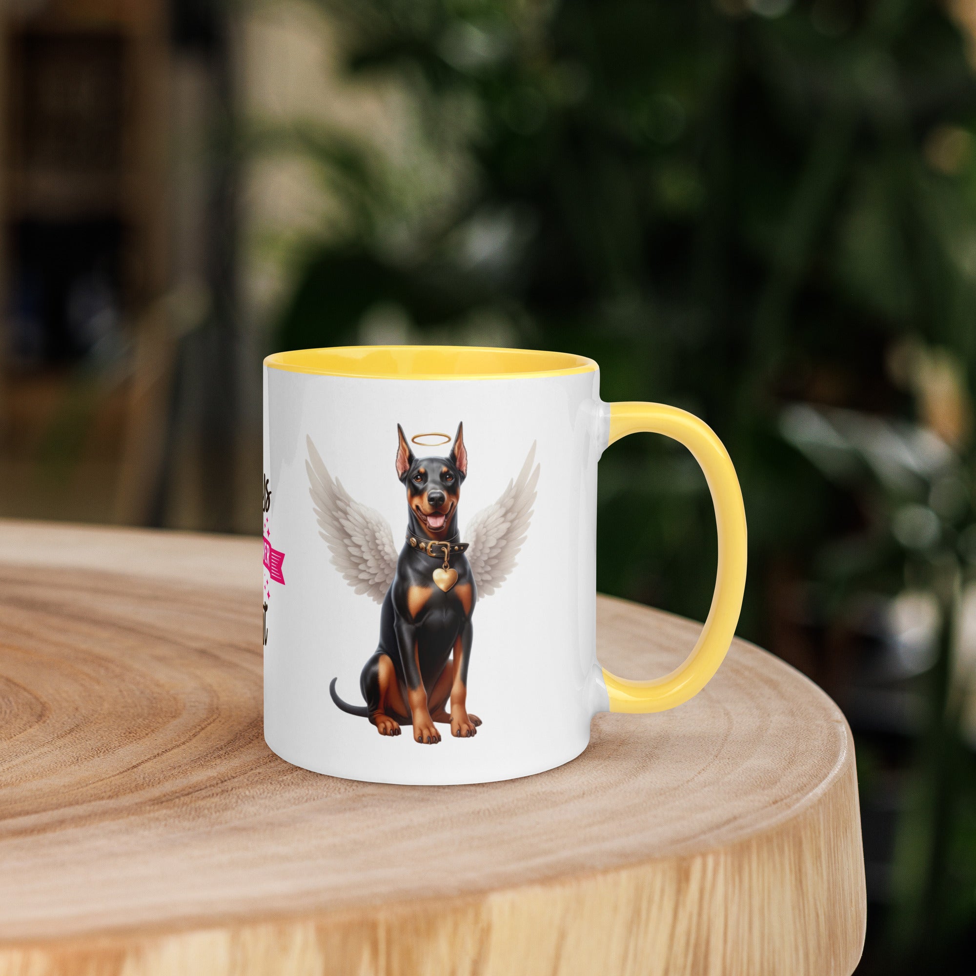 11oz Doberman Angel - Always On My Mind Forever In My Heart