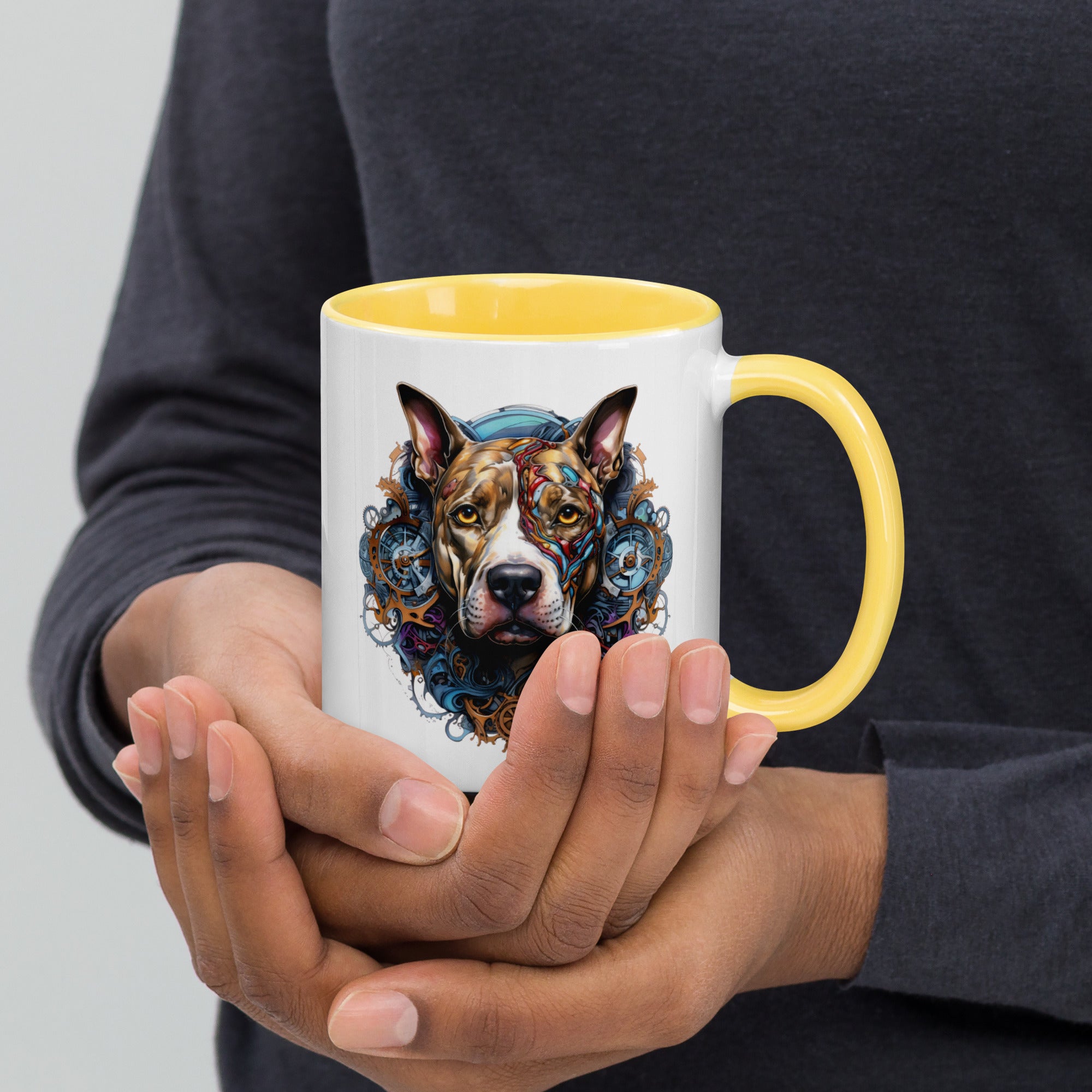 11oz Steampunk Pitbull 'Hardy'