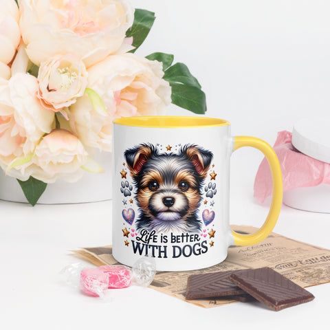 11oz Yorkshire Terrier - Life Is Better With Dogs