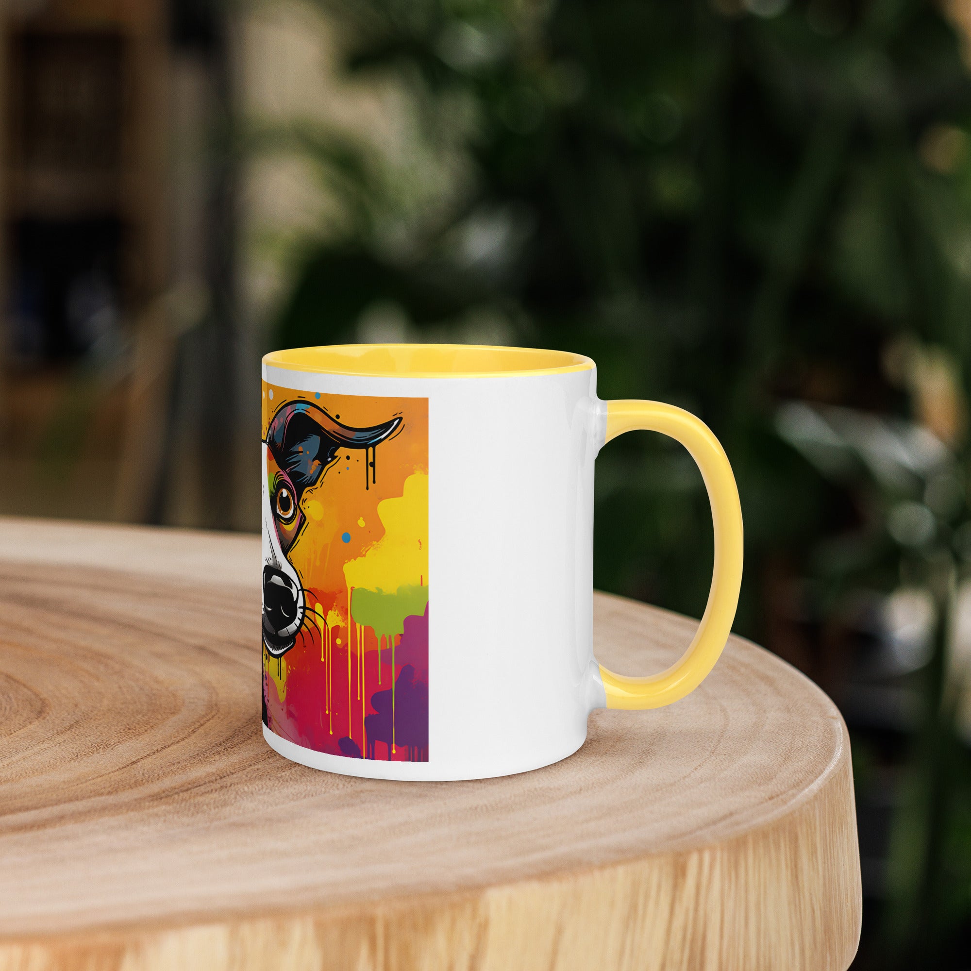 11oz Cute Whippet - Pop Art Funky