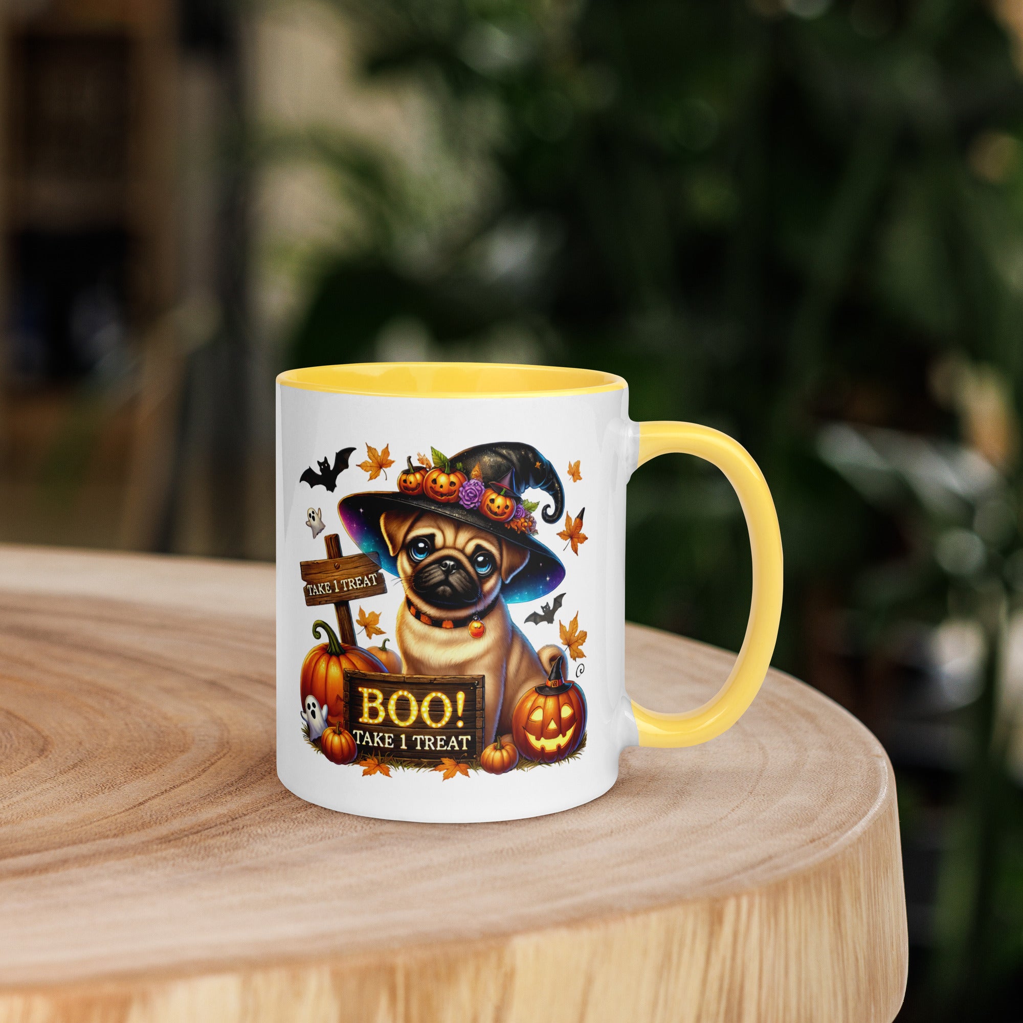11oz Halloween Pug Mug #1