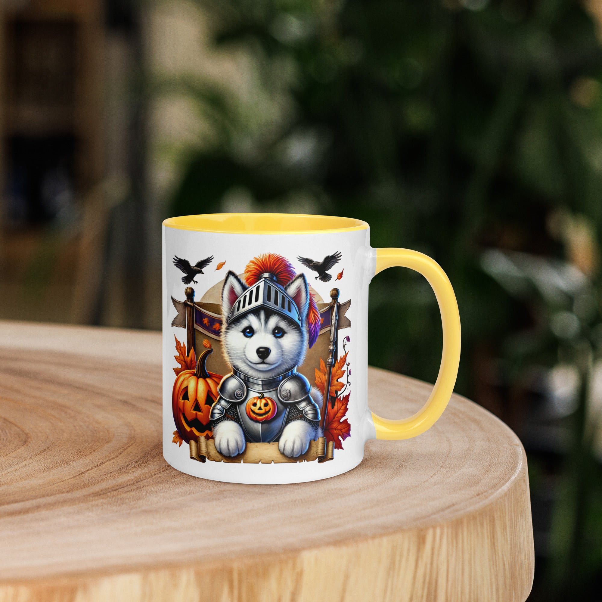 11oz Halloween Siberian Husky Mug #1
