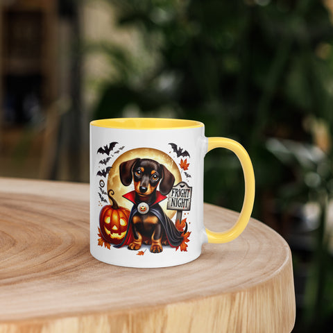 11oz Halloween Dachshund Mug #1