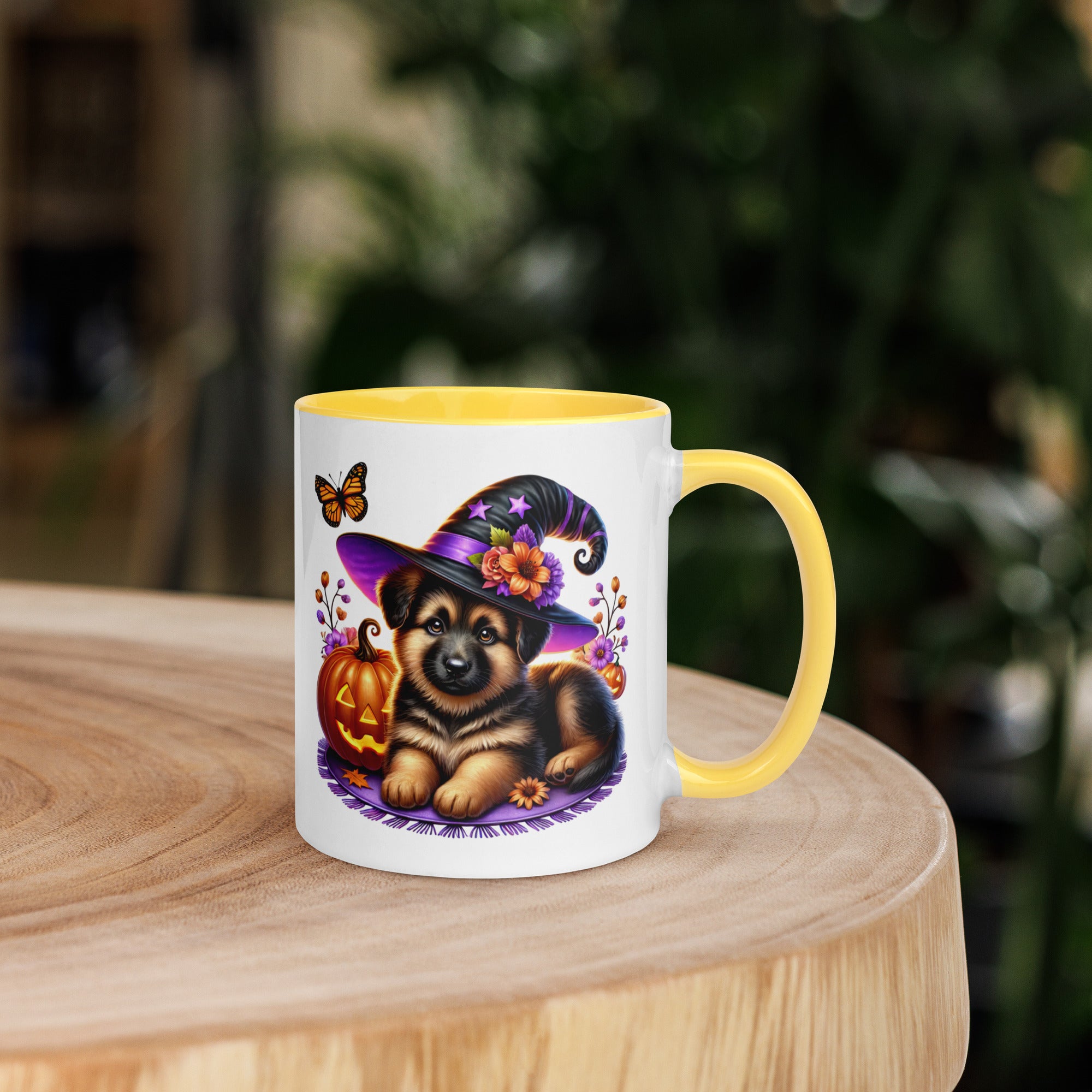 11oz Halloween German Shepherd Mug #1