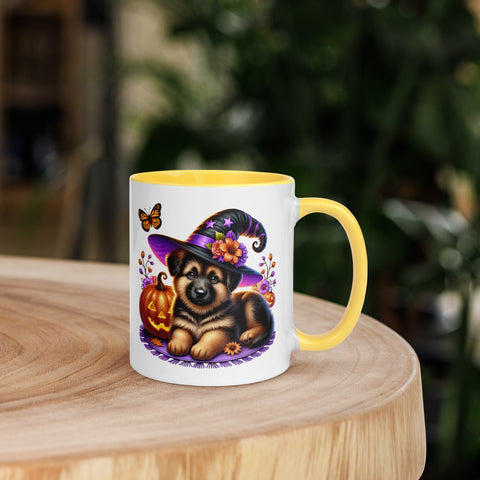 11oz Halloween German Shepherd Mug #1