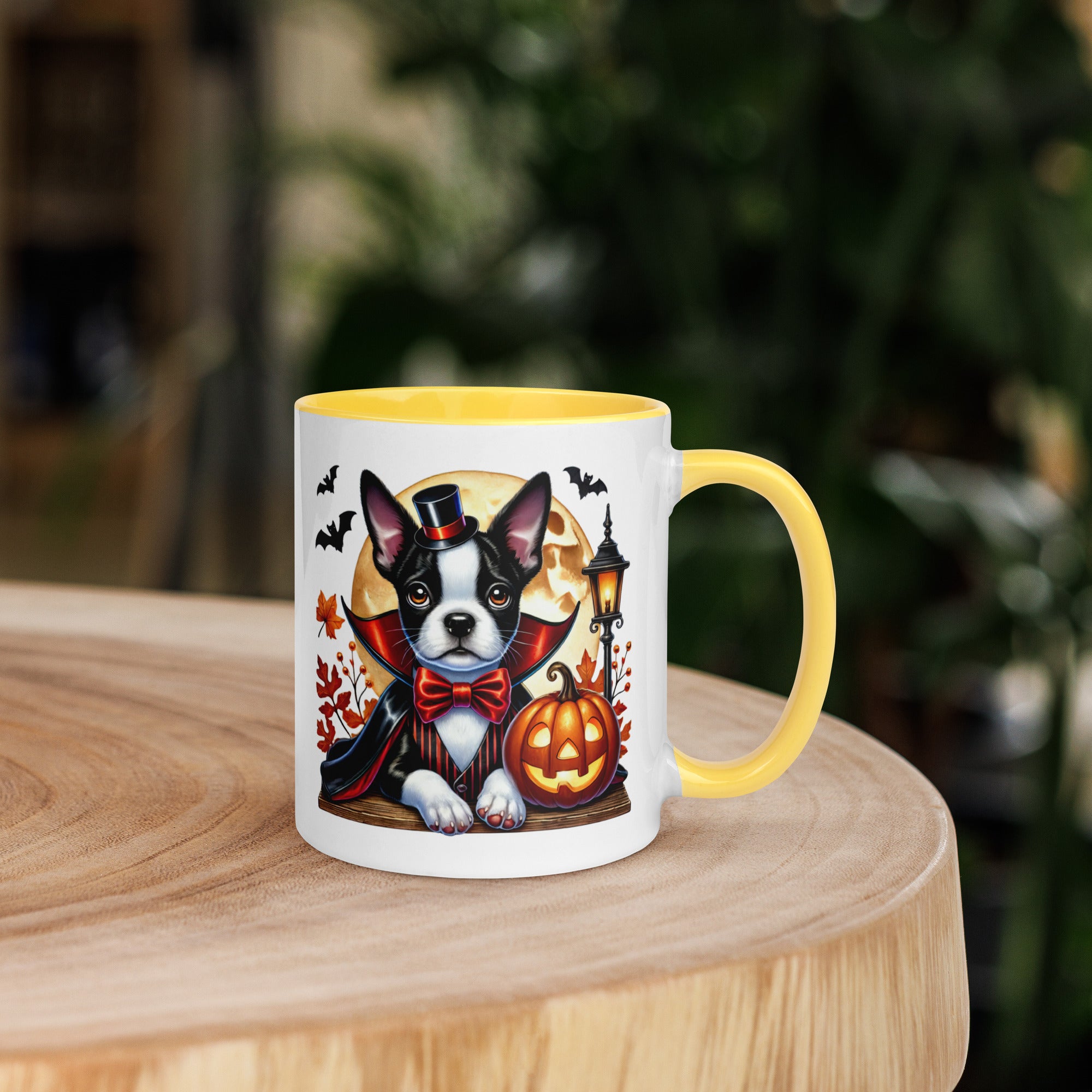 11oz Halloween French Bulldog Mug #1