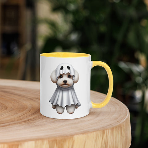 11oz Happy Halloween Ghost Bichon Frisé Mug #1